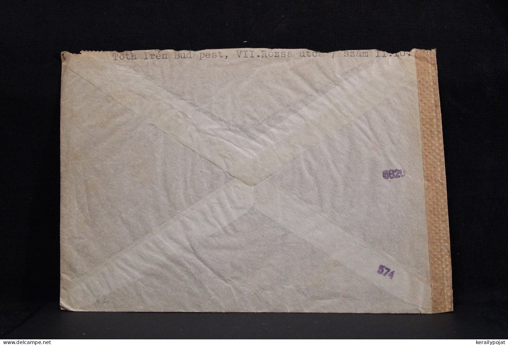 Hungary 1943 Legi Posta Censored Air Mail Cover To Germany__(6207) - Cartas & Documentos