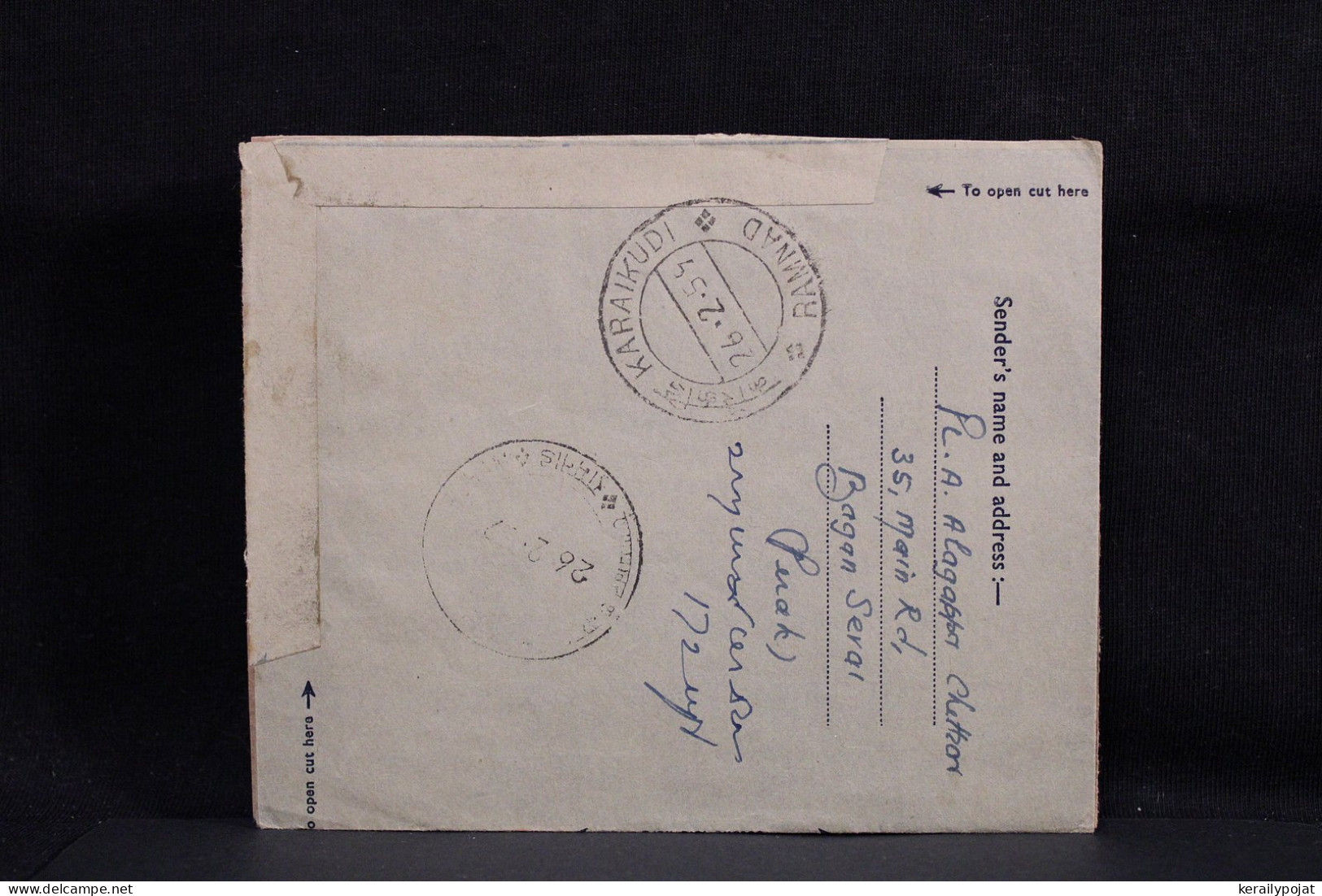 Malaya 1959 Air Letter To South India__(6467) - Federation Of Malaya