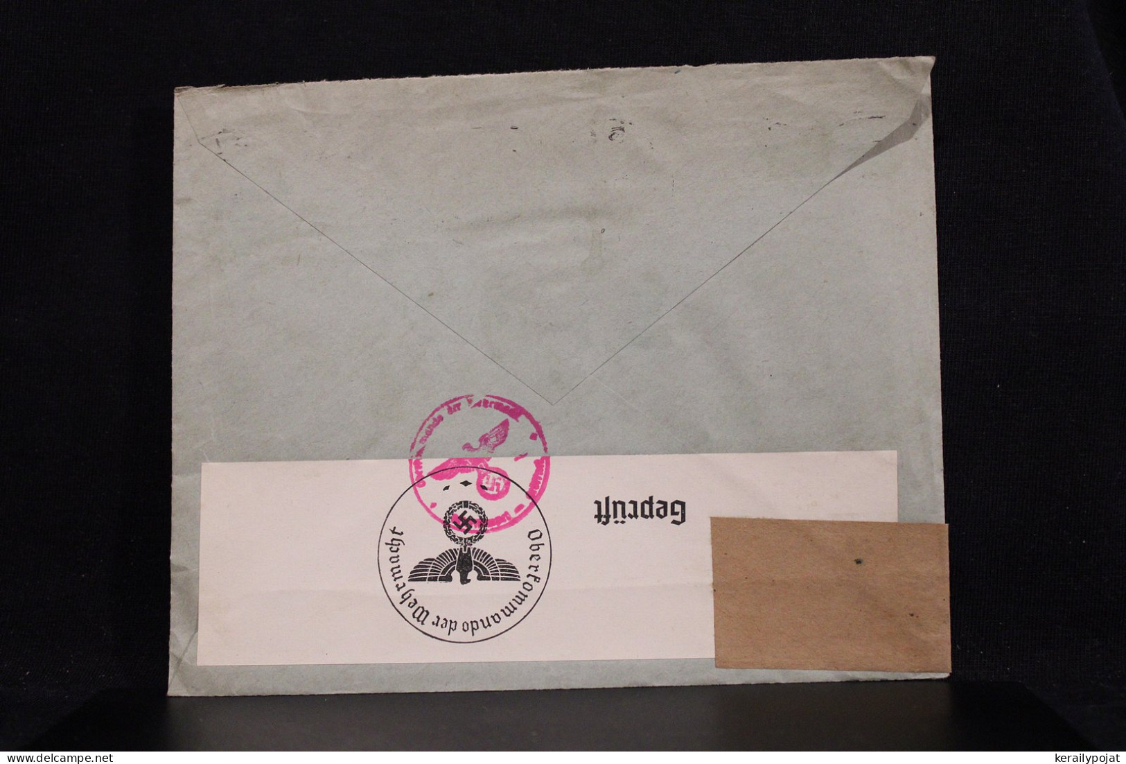 Norway 1940 Oslo Censored Air Mail Business Cover__(7545) - Briefe U. Dokumente