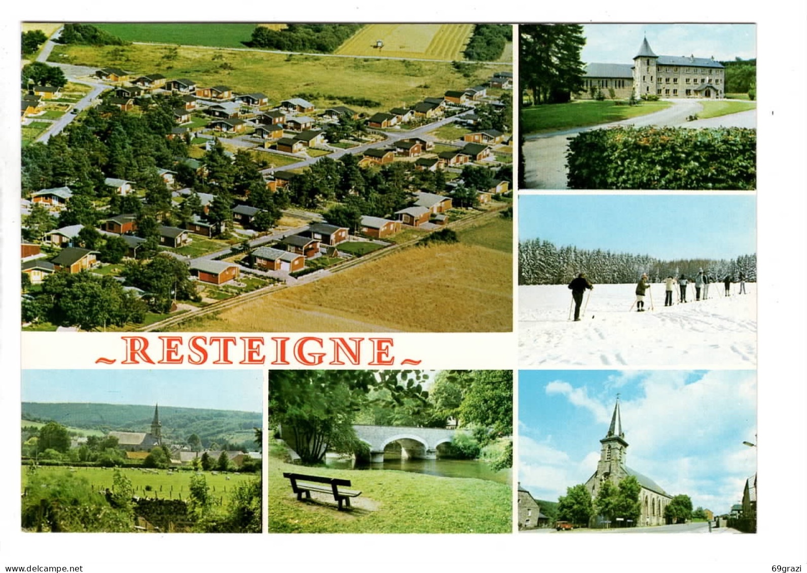 Resteigne Les Terrasses - Lultivues ( Lot De 2 Cartes ) - Tellin