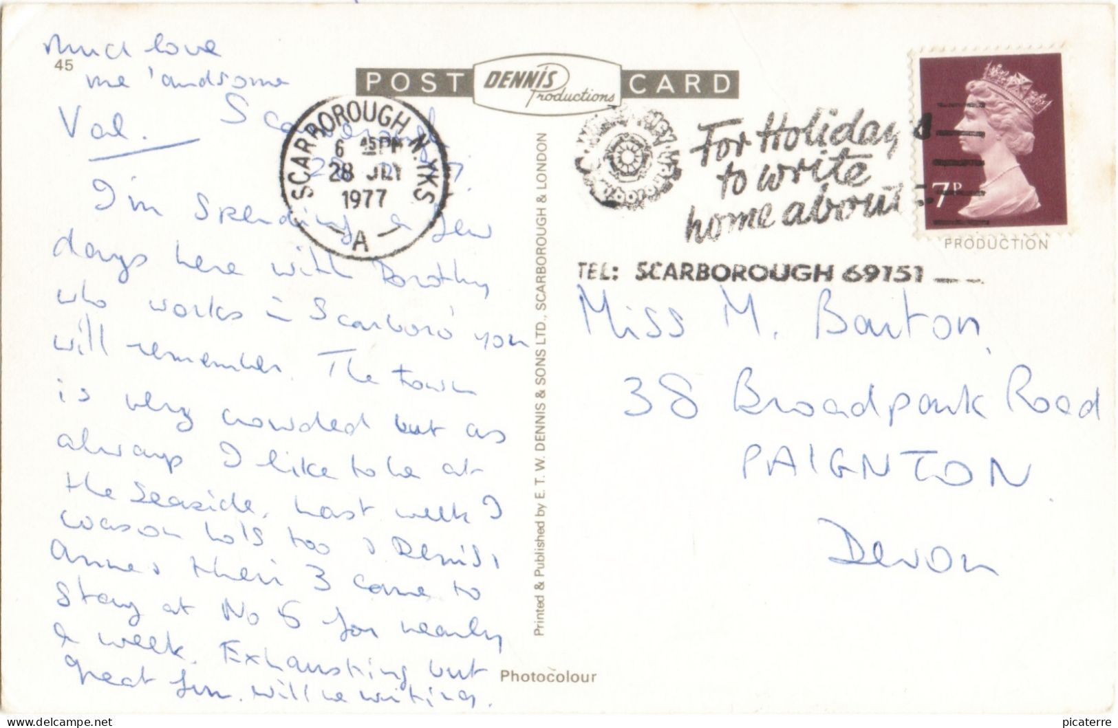 The Spa Collonade, Scarborough S.0225 - Dennis - Scarborough
