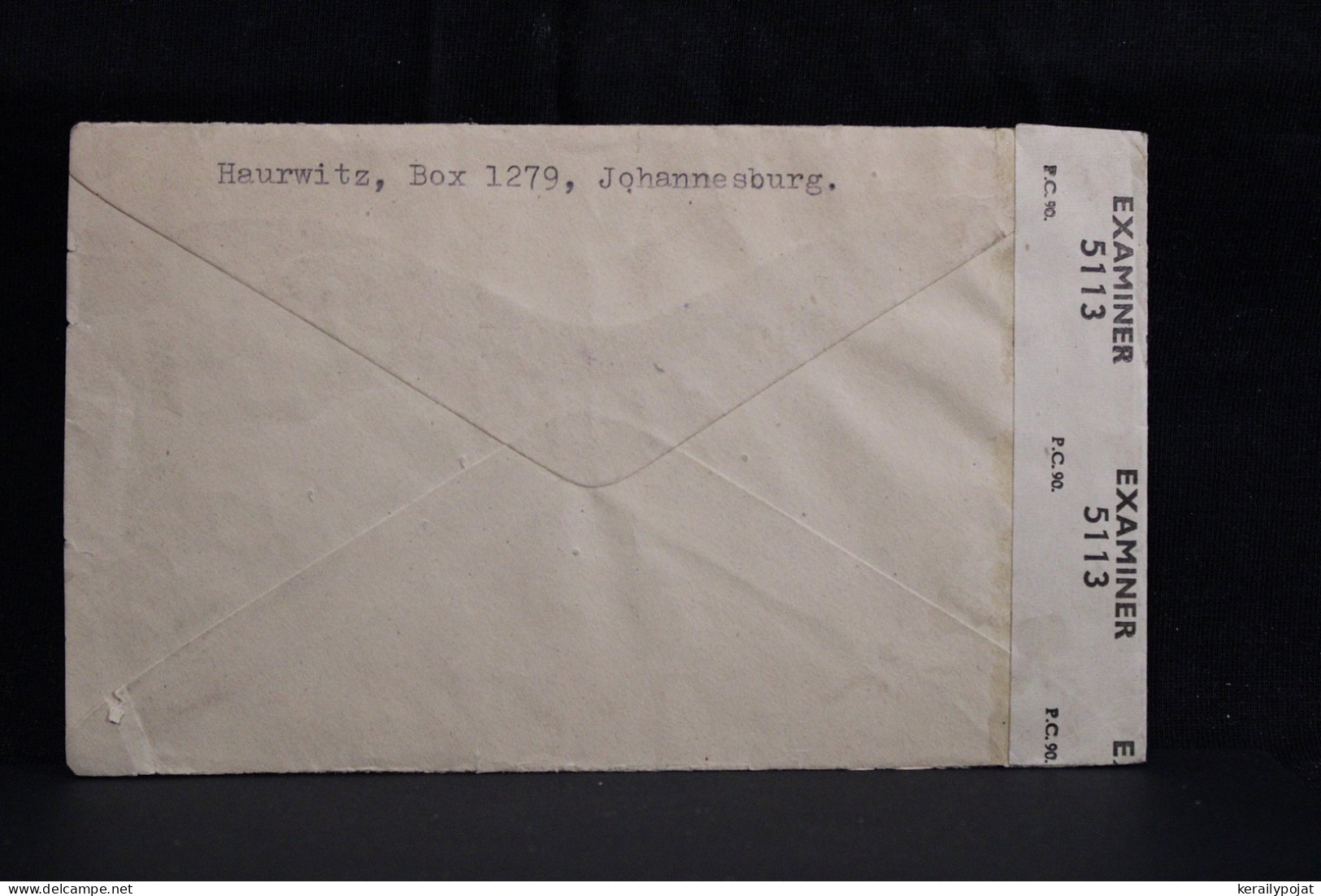 South Africa 1947 Johannesburg Censored Air Mail Cover To Germany__(4878) - Poste Aérienne