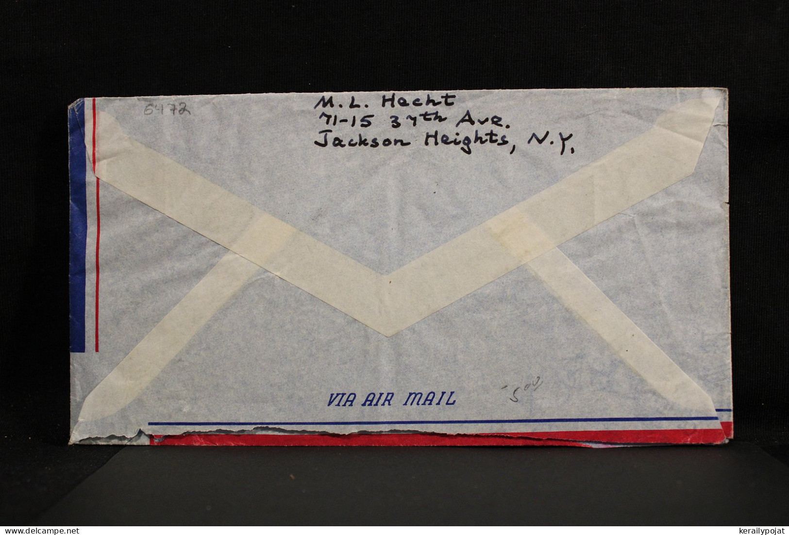 United States (UN New-York) 1950's Air Mail Cover To UK__(6472) - Posta Aerea