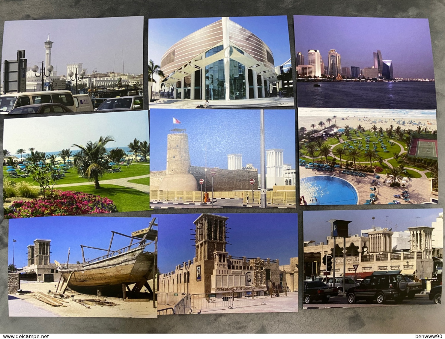 Lot Of 9, United Arab Emirates UAE Postcard - Emirati Arabi Uniti