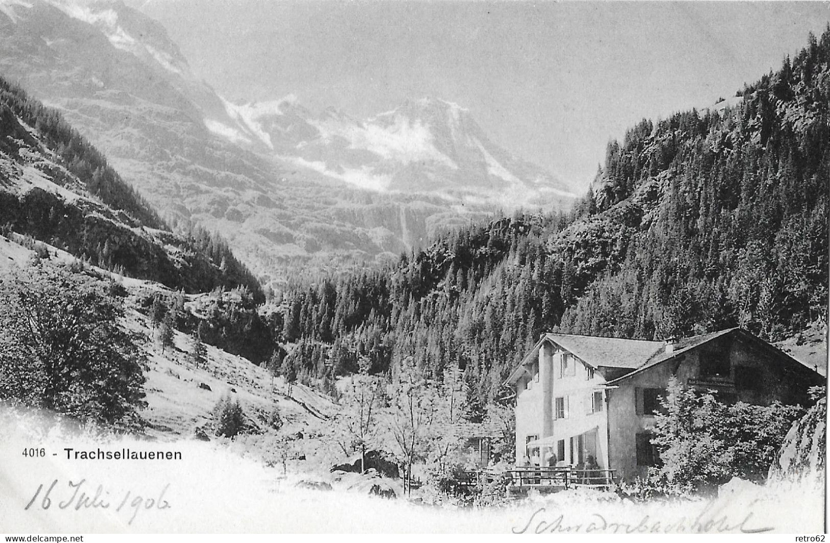 TRACHSELLAUENEN ► Berggasthaus, Ca.1900 - Lauenen