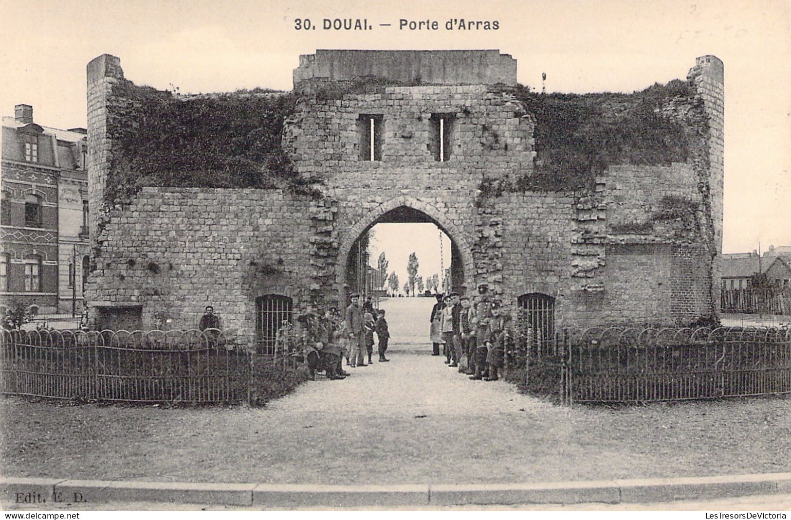 FRANCE - 59 - DOUAI - Porte D'Arras - Edit E D - Carte Postale Ancienne - Douai