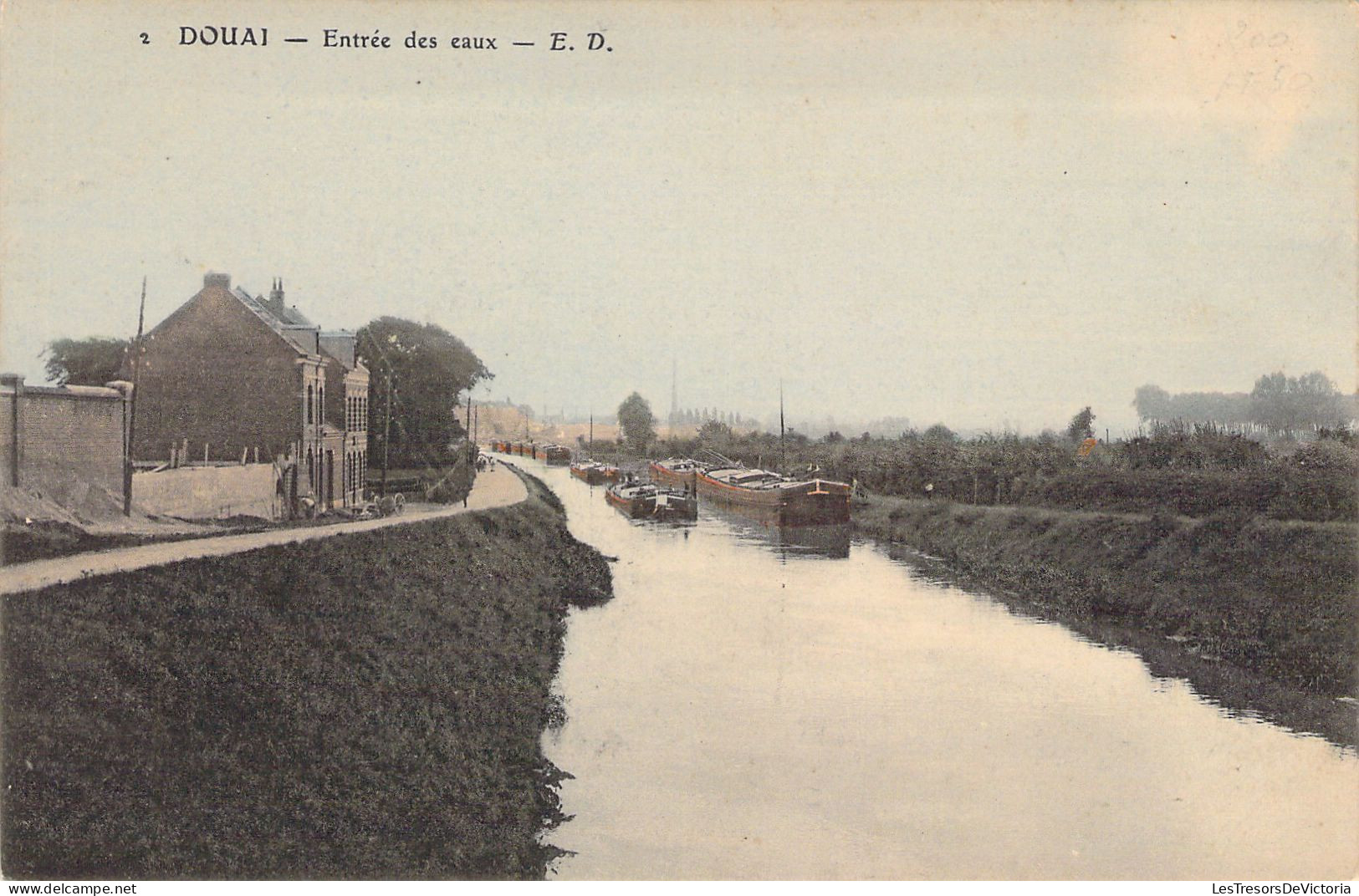 FRANCE - 59 - DOUAI - Entrée Des Eaux - E D - Carte Postale Ancienne - Douai