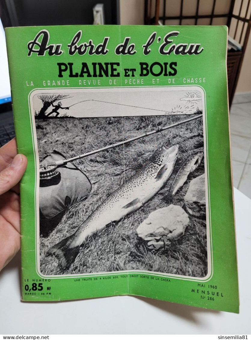 Au Bord De L Eau - Plaine Et Bois N° 286 - Un Exemple A Suivre, On Fait De La Truite Dans Le Cantal, Quand Le Pliant Est - Jagen En Vissen