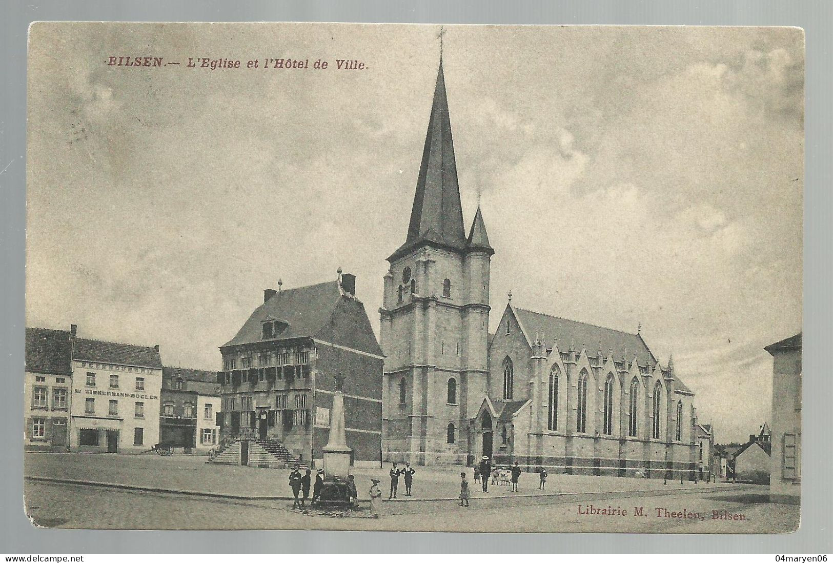 ***  BILSEN  ***  -   L'Eglise Et L'Hôtel De Ville    -   Zie / Voir Scan's - Bilzen