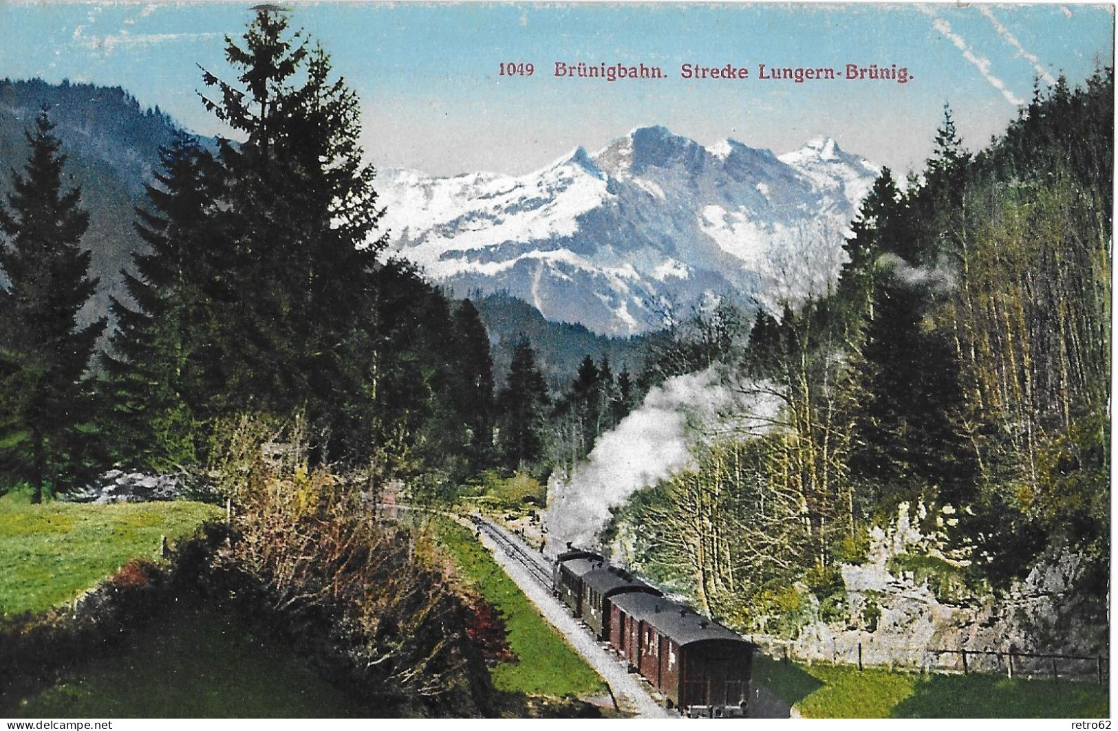 BRÜNIGBAHN ► Strecke Lungern - Brünig, Ca.1915 - Lungern