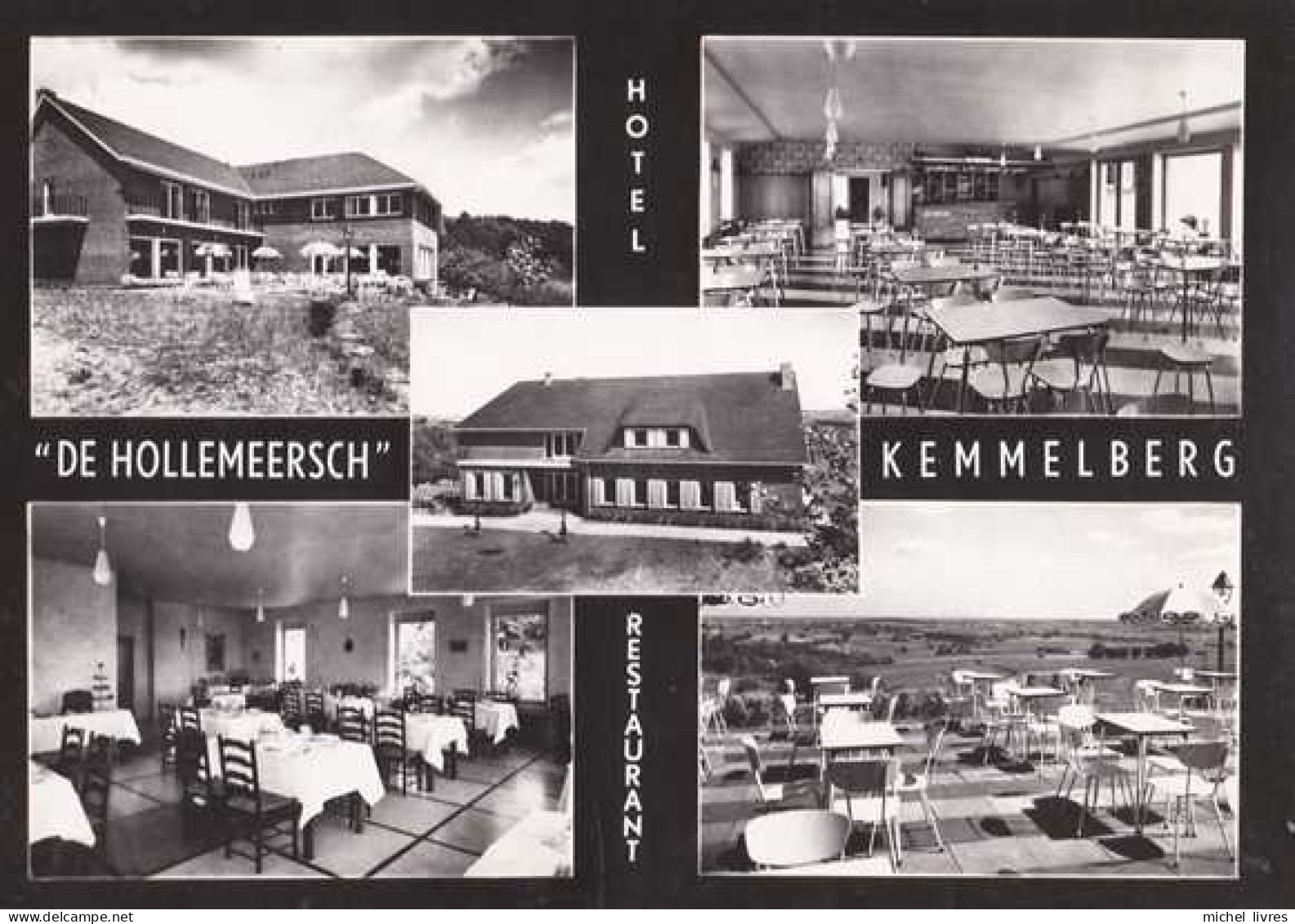 Kemmelberg Dranouter - Hôtel Restaurant De Hollemeersch - Heuvelland - Pas Circulé - Multivues - TBE - Heuvelland