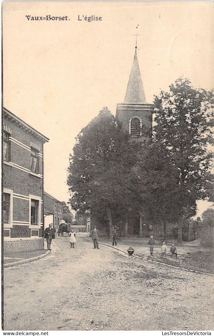 BELGIQUE - VAUX BORSET - L'Eglise - Edit N Laflotte - Carte Postale Ancienne - Other & Unclassified