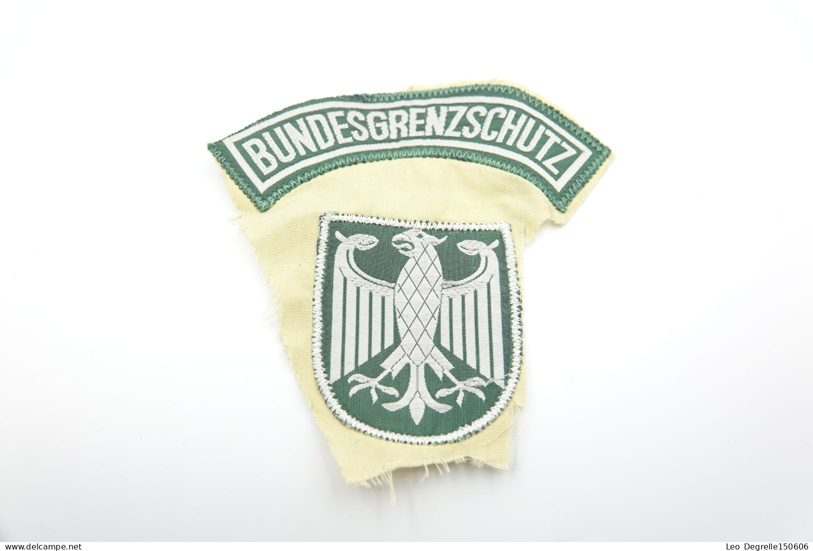 Militaria - PATCH : Original Germany Bundesrepublik Bundesgrenzschutz - Material : Cloth - Uniformes