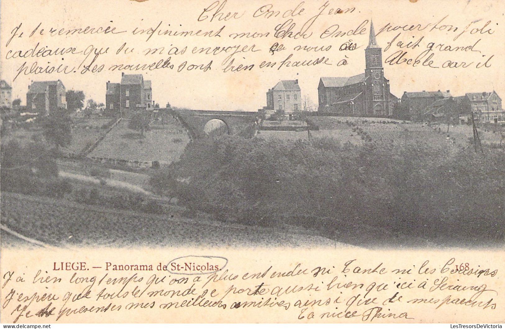 BELGIQUE - ST NICOLAS - Panorama De ST Nicolas - Carte Postale Ancienne - Sint-Niklaas