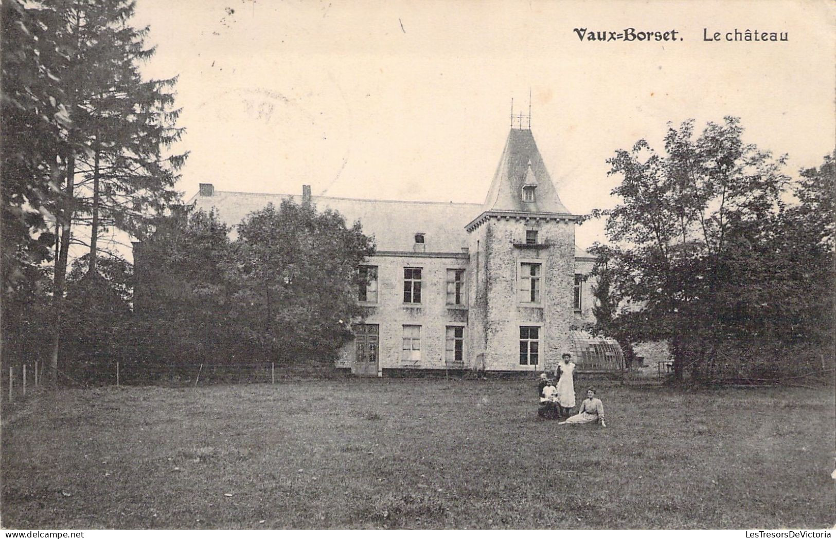 BELGIQUE - VAUX BORSET - Le Château - Edit N Laflotte - Carte Postale Ancienne - Sonstige & Ohne Zuordnung