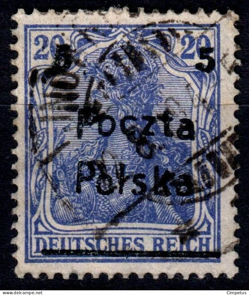 1919  Polska      Poznan Issue    Mi 132   Used - Oblitérés