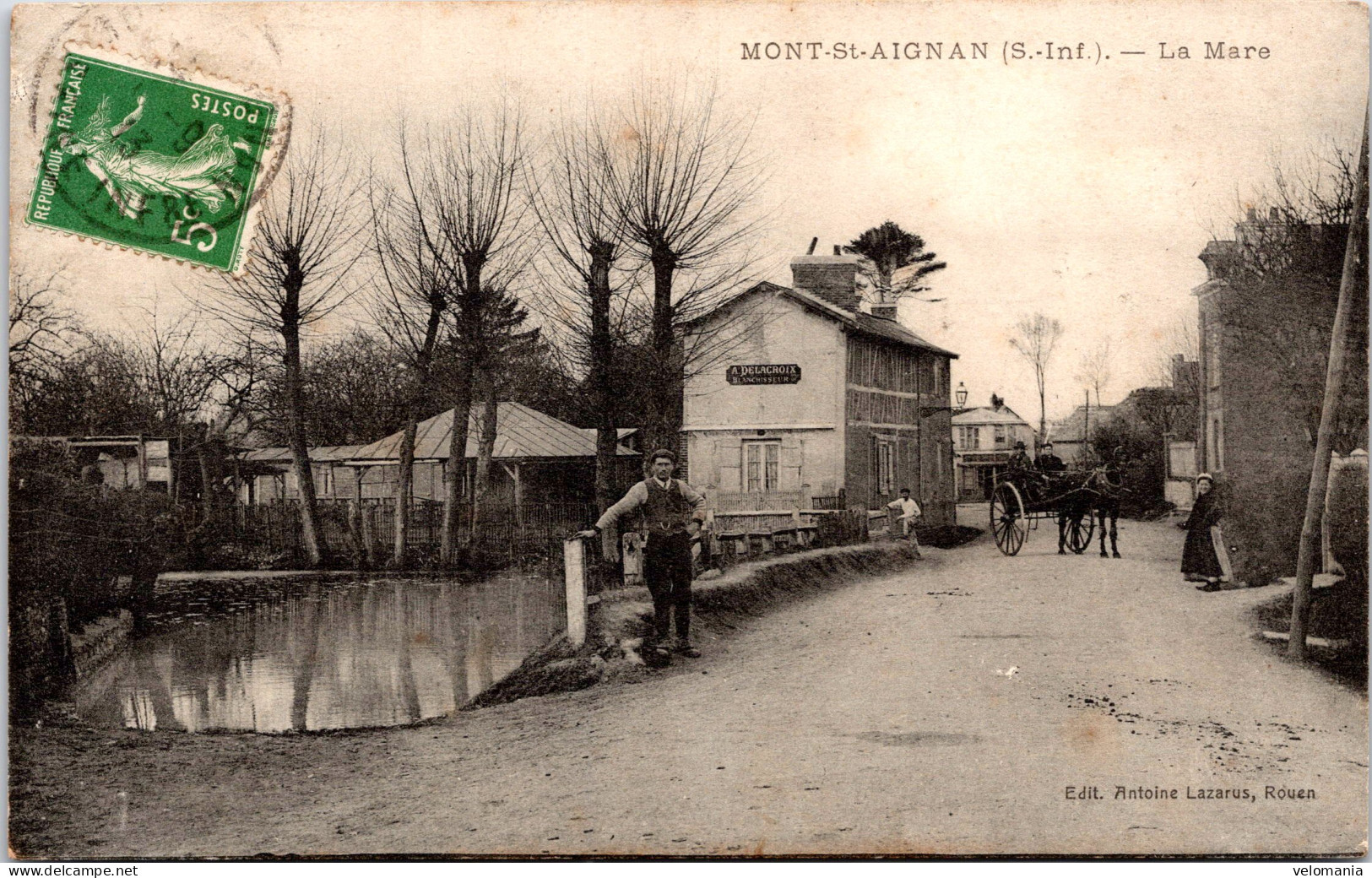 S12357 Cpa 76 Mont Saint Aignan - La Mare - Mont Saint Aignan