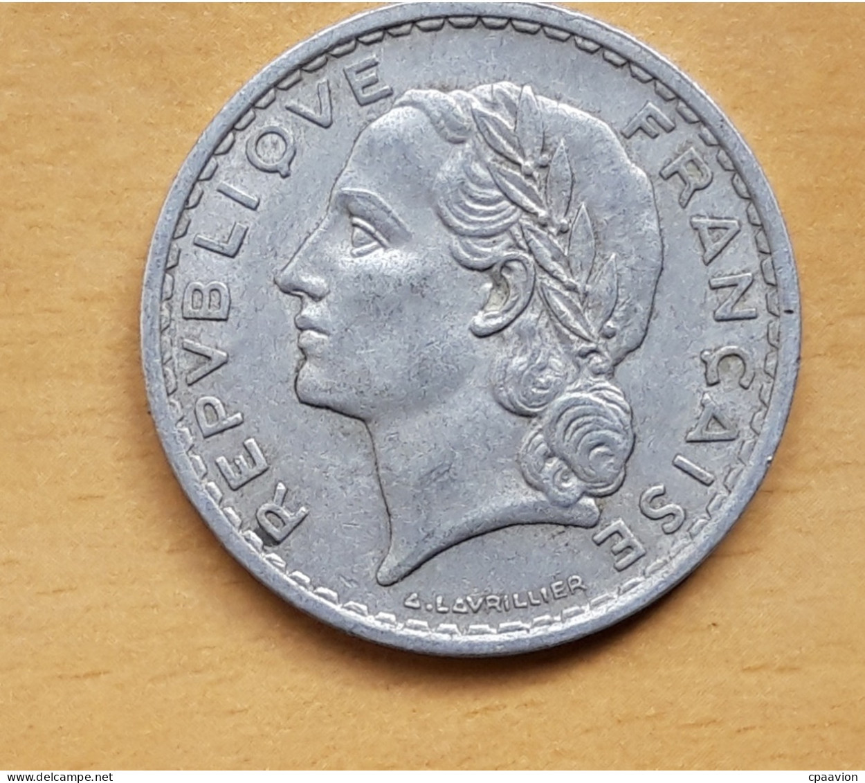 5 FRANCS  L LAVRILLIER  ANNEE 1949 - 5 Francs