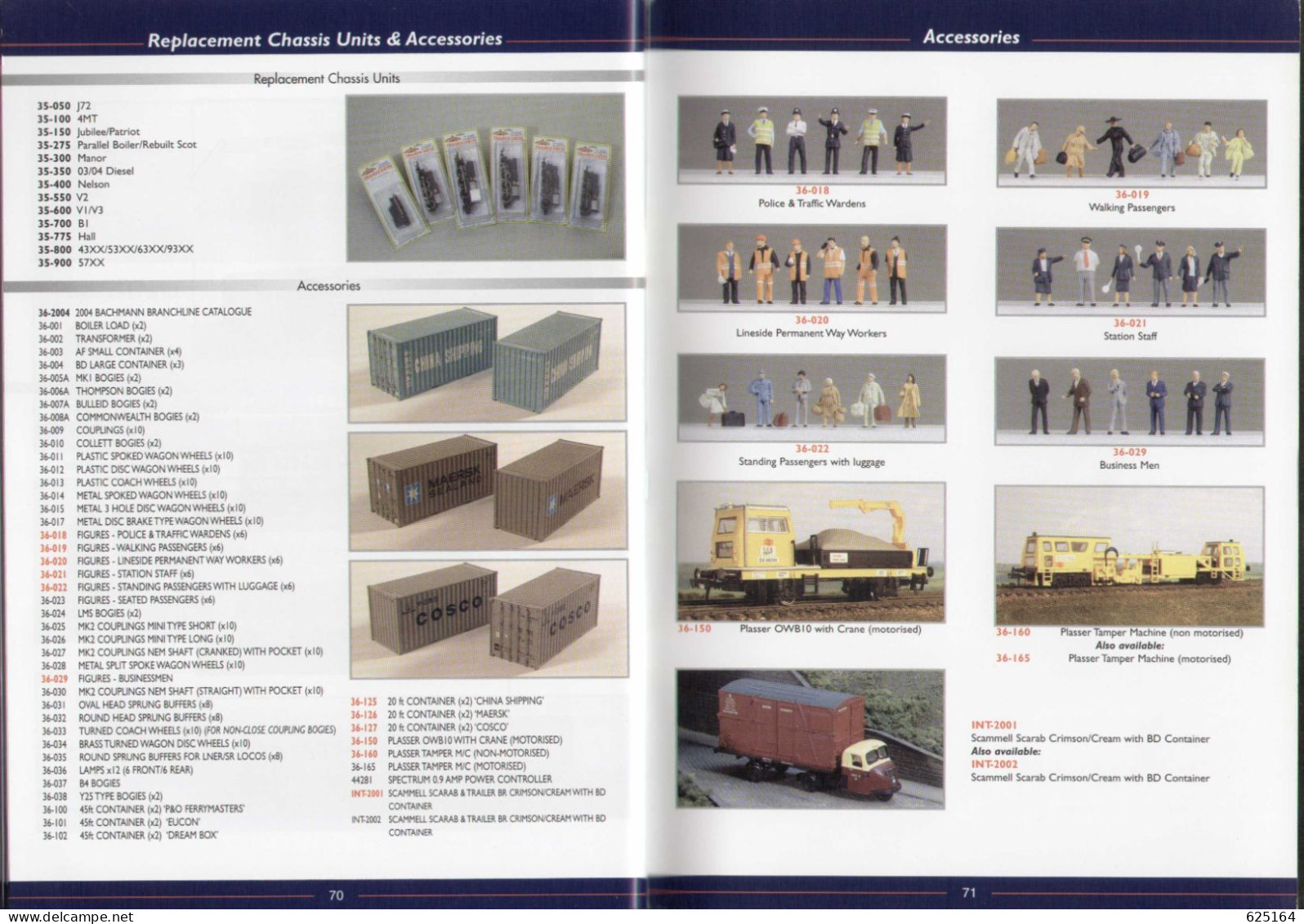 Catalogue BACHMANN BRANCH-LINE 2004 00 Scale Master Railways - Englisch