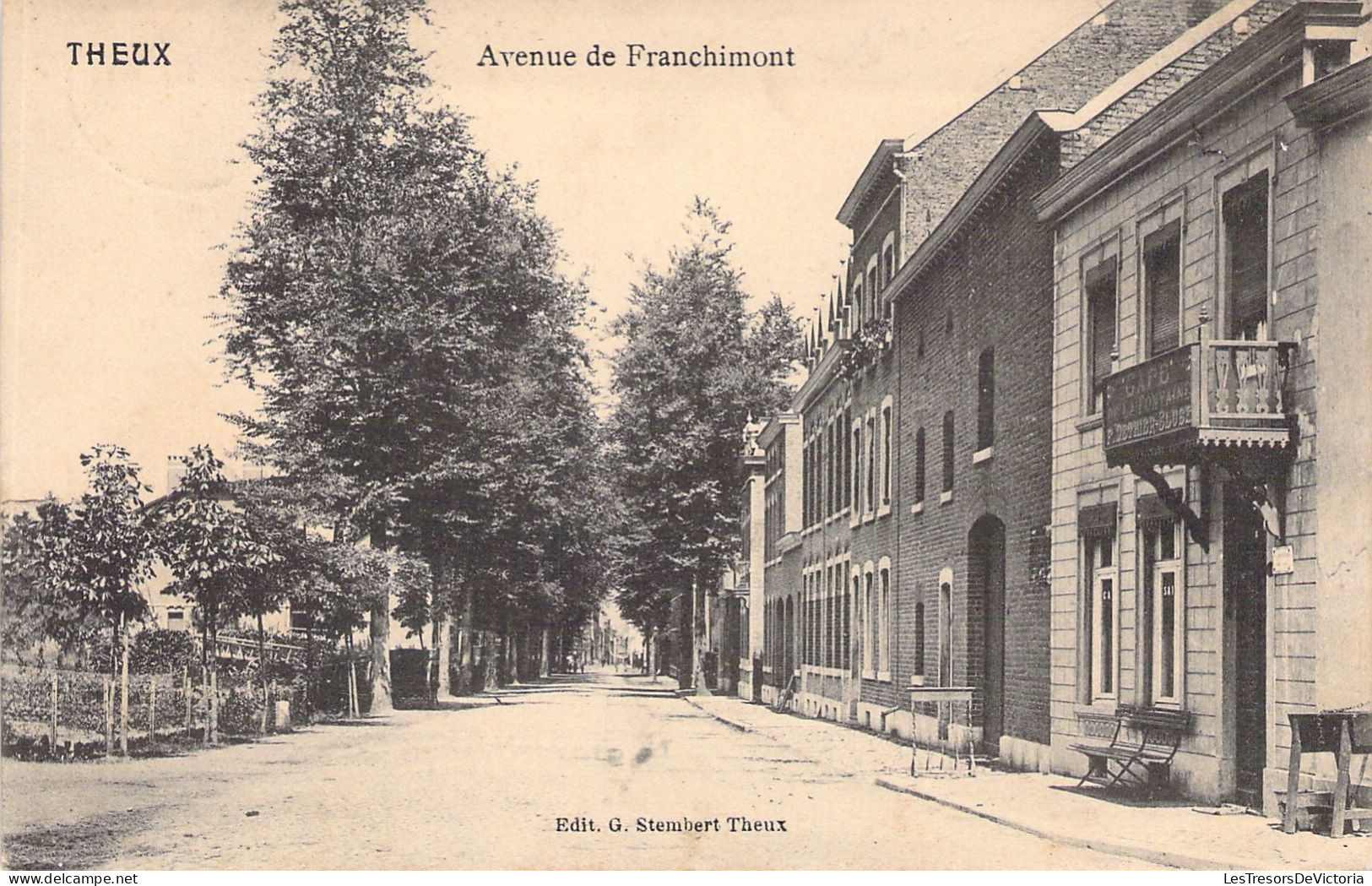 BELGIQUE - THEUX - Avenue De Franchimont - Edit G Stembert - Carte Postale Ancienne - Theux