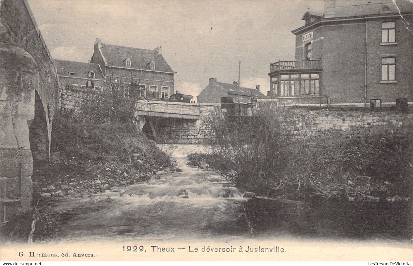 BELGIQUE - THEUX - Le Déversoir à Juslenville - Edit G Hermans - Carte Postale Ancienne - Theux