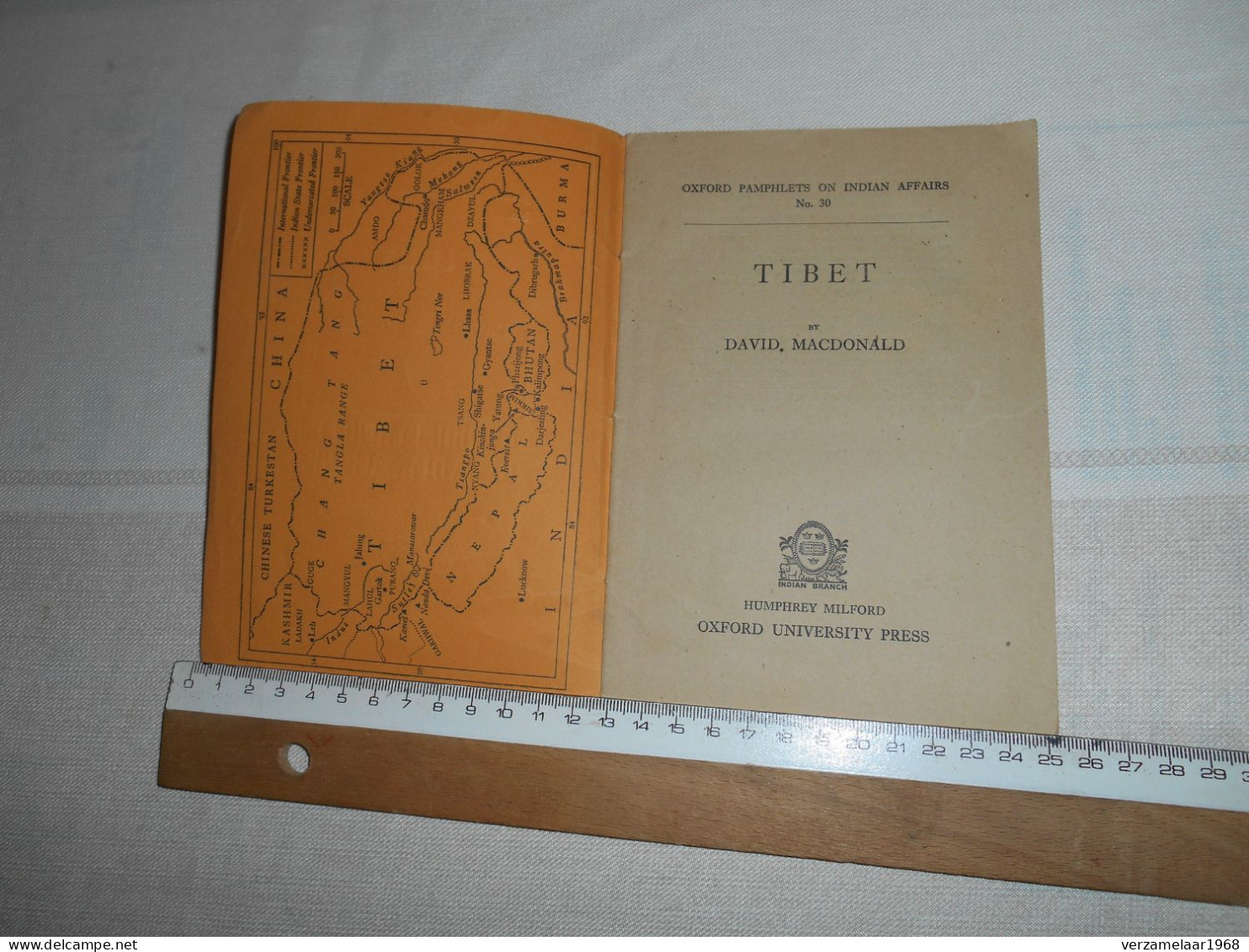 TIBET - Old Original Book !  ...  ------ ( Ismo : 72 ) - Tíbet