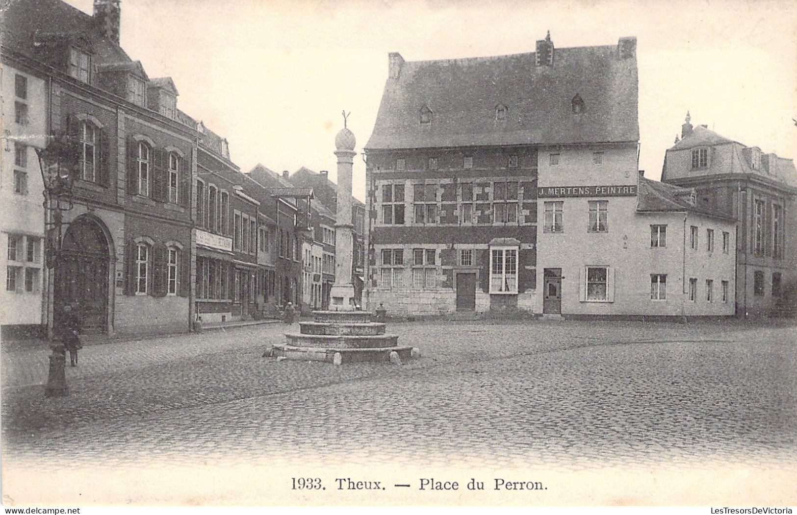 BELGIQUE - THEUX - Place Du Perron - G Hermans - Carte Postale Ancienne - Theux