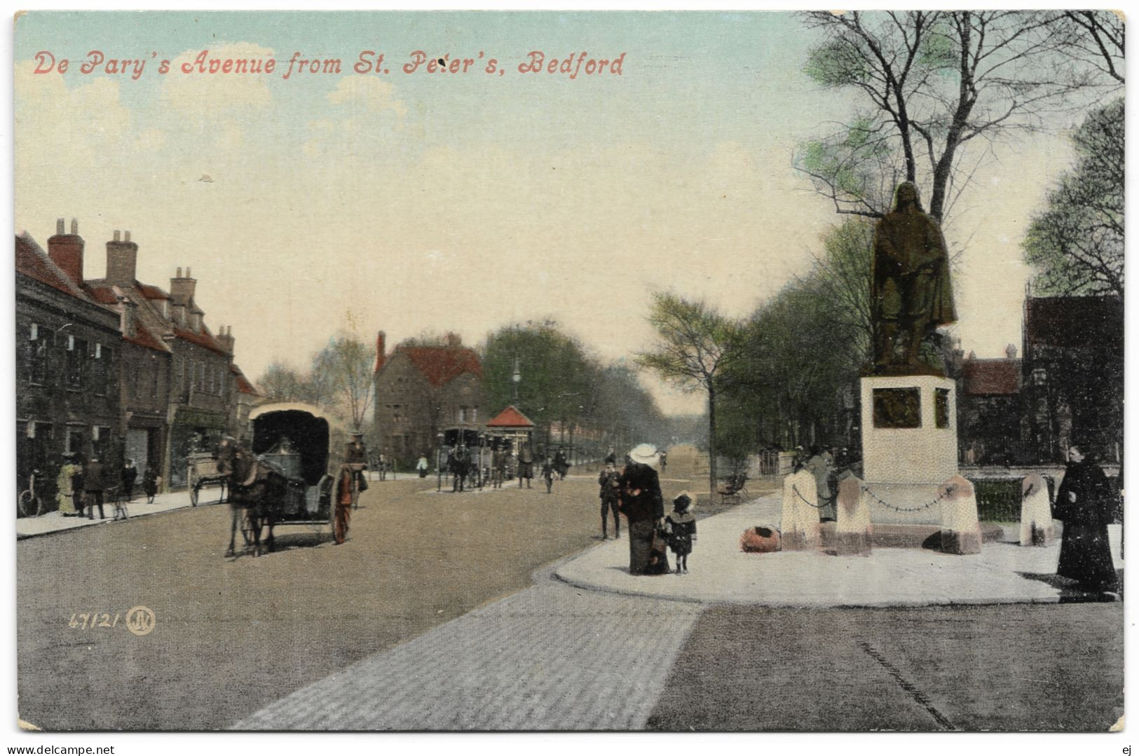 De Pary's Avenue From St Peter's Bedford C1910 Unused - Bedford