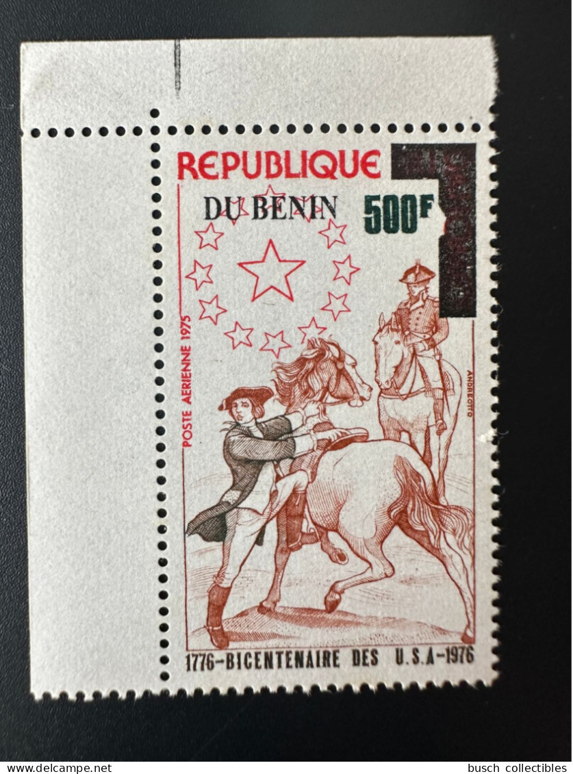Bénin 2007 / 2008 Mi. 1453 1776 1976 Bicentenaire Des USA Etats-Unis Surchargé Overprint MNH** - Benin - Dahomey (1960-...)