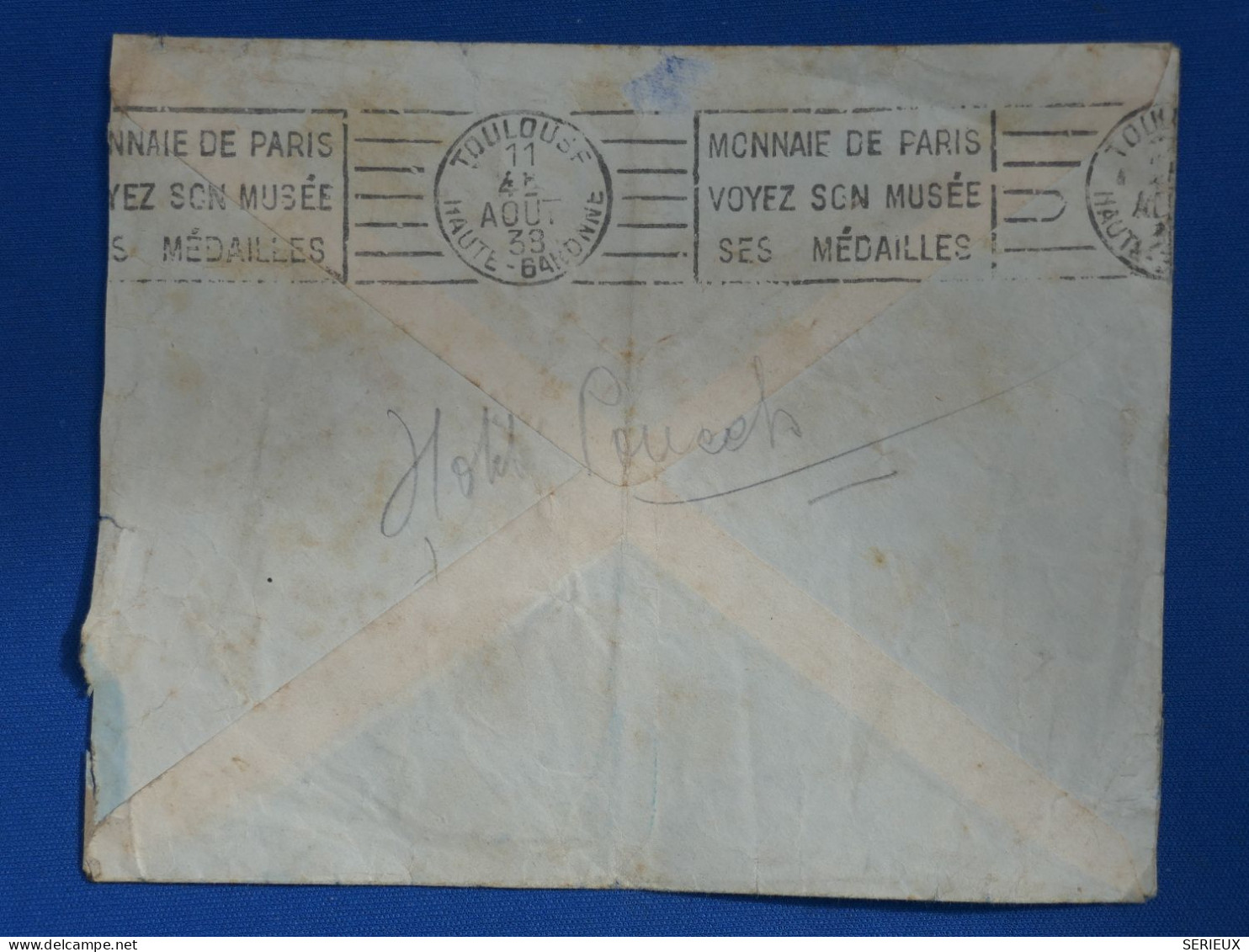 AY19 GUINEE   BELLE  LETTRE RR  1938   PAR AVION CONAKRY  A TOULOUSE  FRANCE  ++ + AFFR. INTERESSANT+ + - Covers & Documents