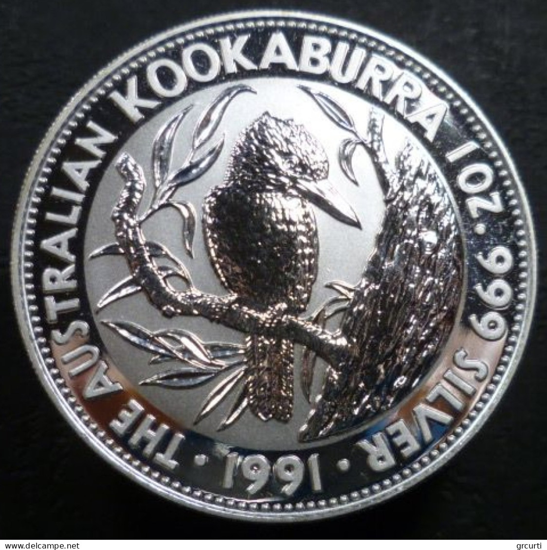 Australia - 5 Dollars 1991 - Kookaburra - KM# 138 - Silver Bullions