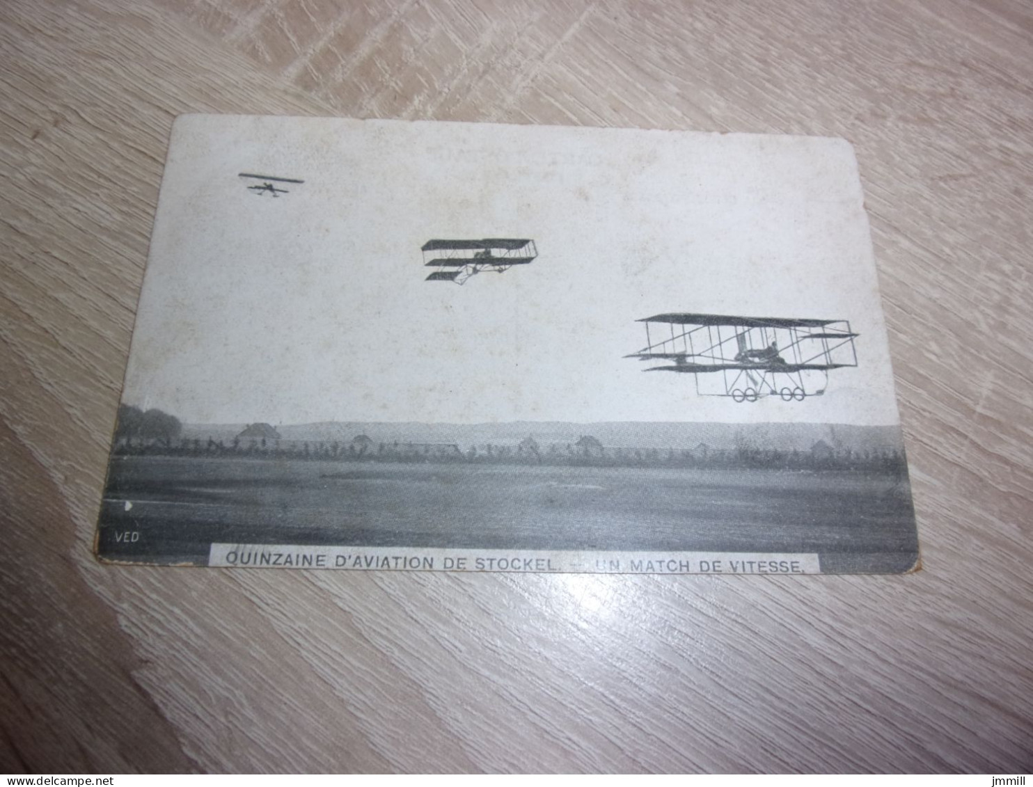 Mes Ref 2 : Carte Postale Stockel Quinzaine De L'aviation Un Match De Vitesse - Woluwe-St-Pierre - St-Pieters-Woluwe