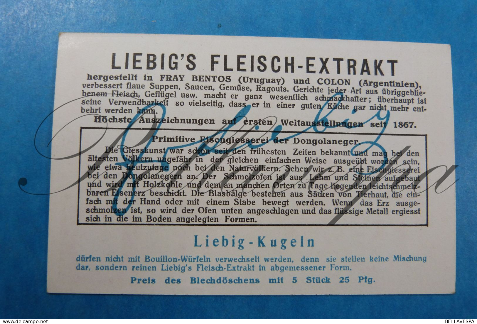 Liebig Germany n° 1117 Die entwickelung der giesskunst.lot x 6 pc ferro en Non-Ferro Gieterijen Ovens Raki Kroes.