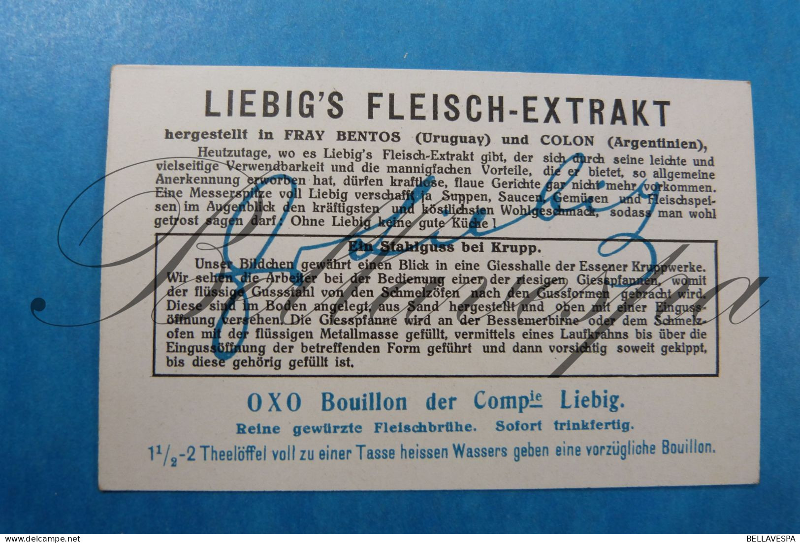 Liebig Germany n° 1117 Die entwickelung der giesskunst.lot x 6 pc ferro en Non-Ferro Gieterijen Ovens Raki Kroes.