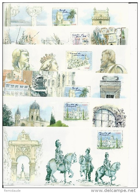 2009 - 6 BLOCS SOUVENIR - YVERT N°38/43 ** MNH - LISBONNE / PORTUGAL - Souvenir Blocks & Sheetlets