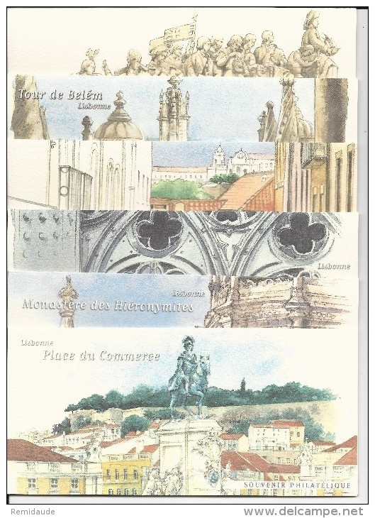 2009 - 6 BLOCS SOUVENIR - YVERT N°38/43 ** MNH - LISBONNE / PORTUGAL - Souvenir Blocks