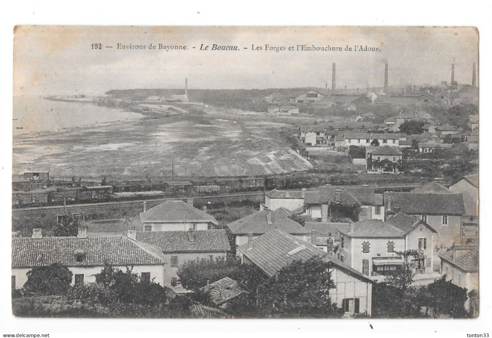 LE BOUCAU - 64 -  Les Forges Et L'Embouchure De L'Adour - BES3/QUIN - - Boucau