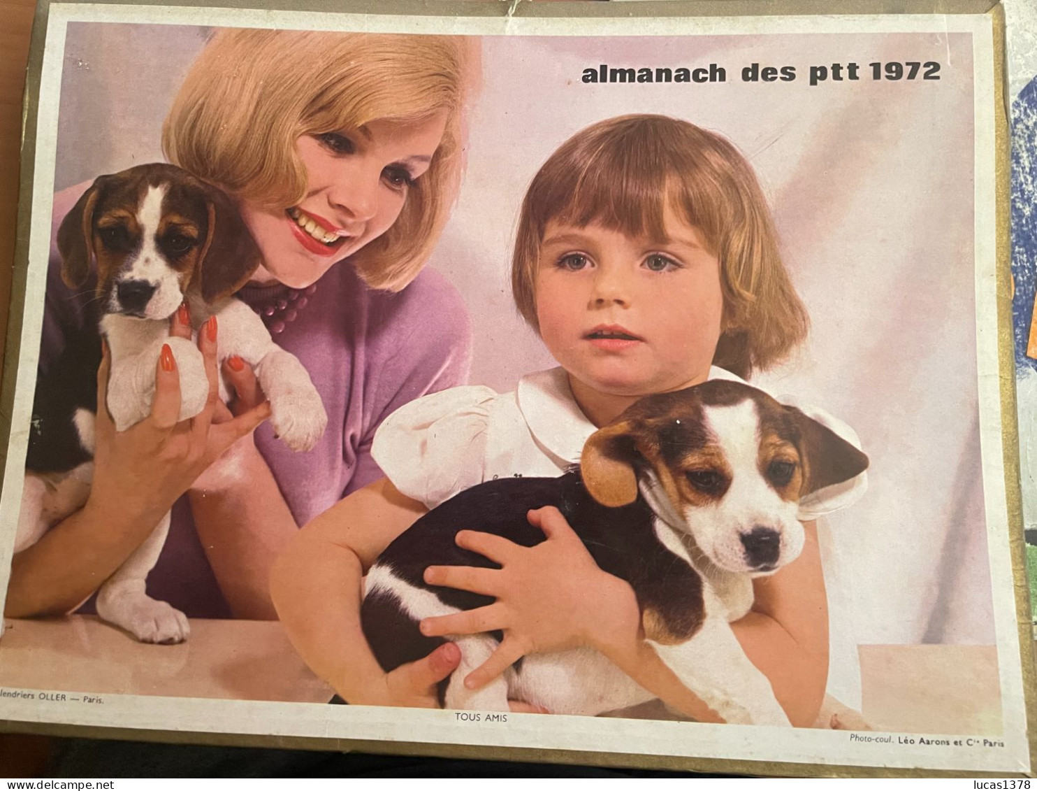 CALENDRIER ALMANACH DES POSTES  1972 / TOUS AMIS - Groot Formaat: 1961-70