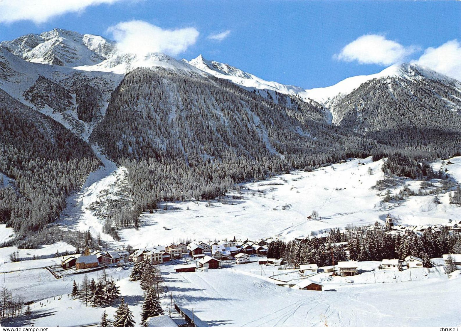 Bergün  Color Winterkarte Skigebiet - Bergün/Bravuogn