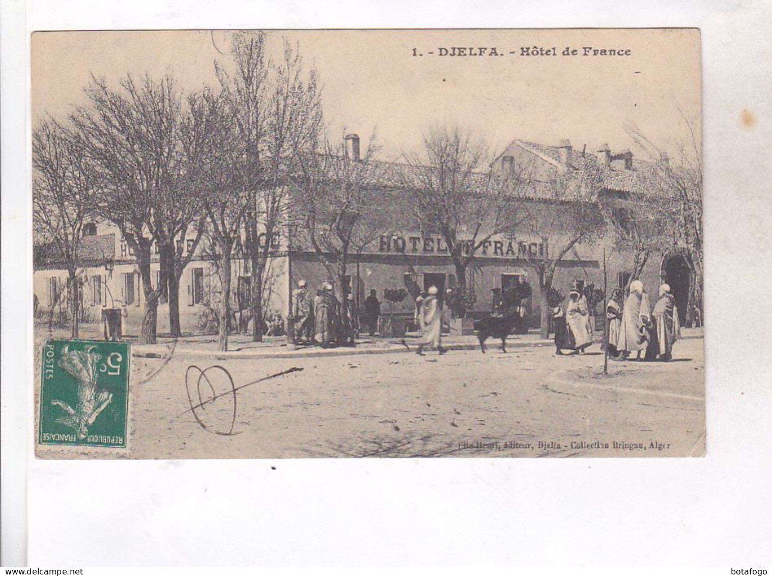 CPA  DJELFA, HOTEL DE FRANCE - Djelfa