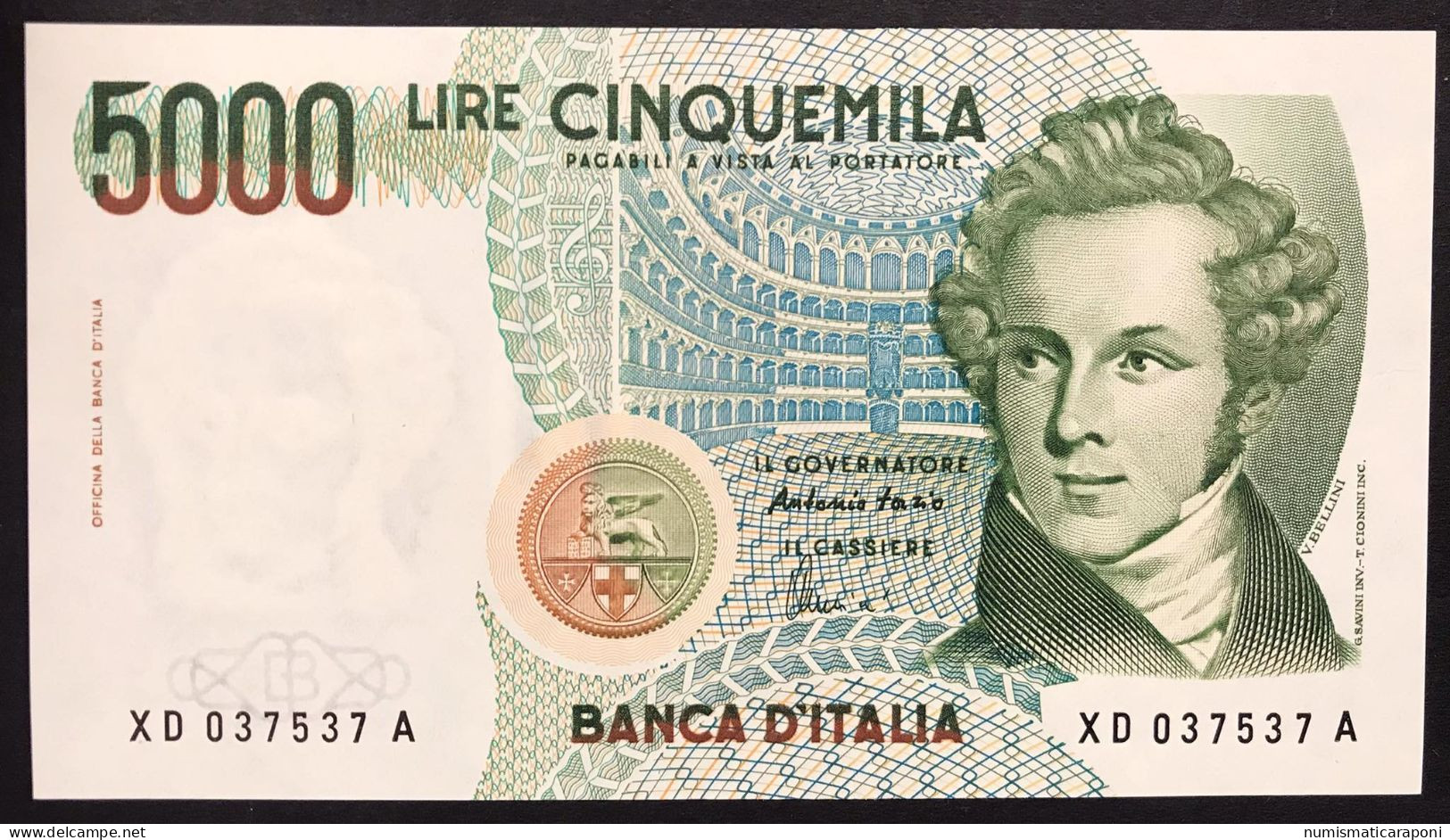 5000 Lire Bellini Serie Sostitutiva XD 1996 Fds R LOTTO 1947 - 5000 Lire