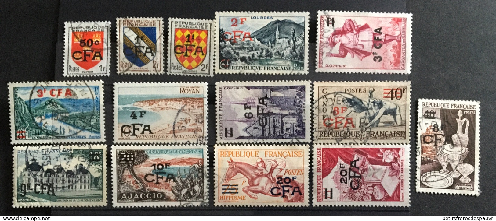 LA REUNION - YT 307 à 319 (14 Valeurs) - Oblitérés Used - Cote 74E - Used Stamps