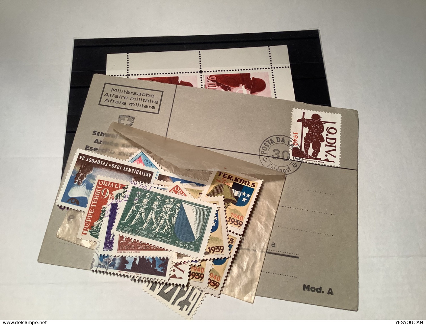 Schweiz 1939-1945 FELDPOST Collection 290+ Briefe (Suisse Lettre Guerre Switzerland WW2 War Military Cover Brief 2.WK - Cartas & Documentos