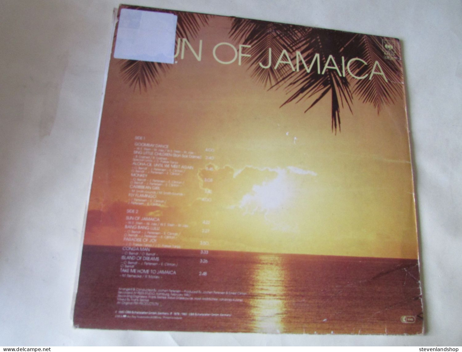 SUN OF JAMAICA, GOOMBAY DANCE BAND, LP - Dance, Techno & House
