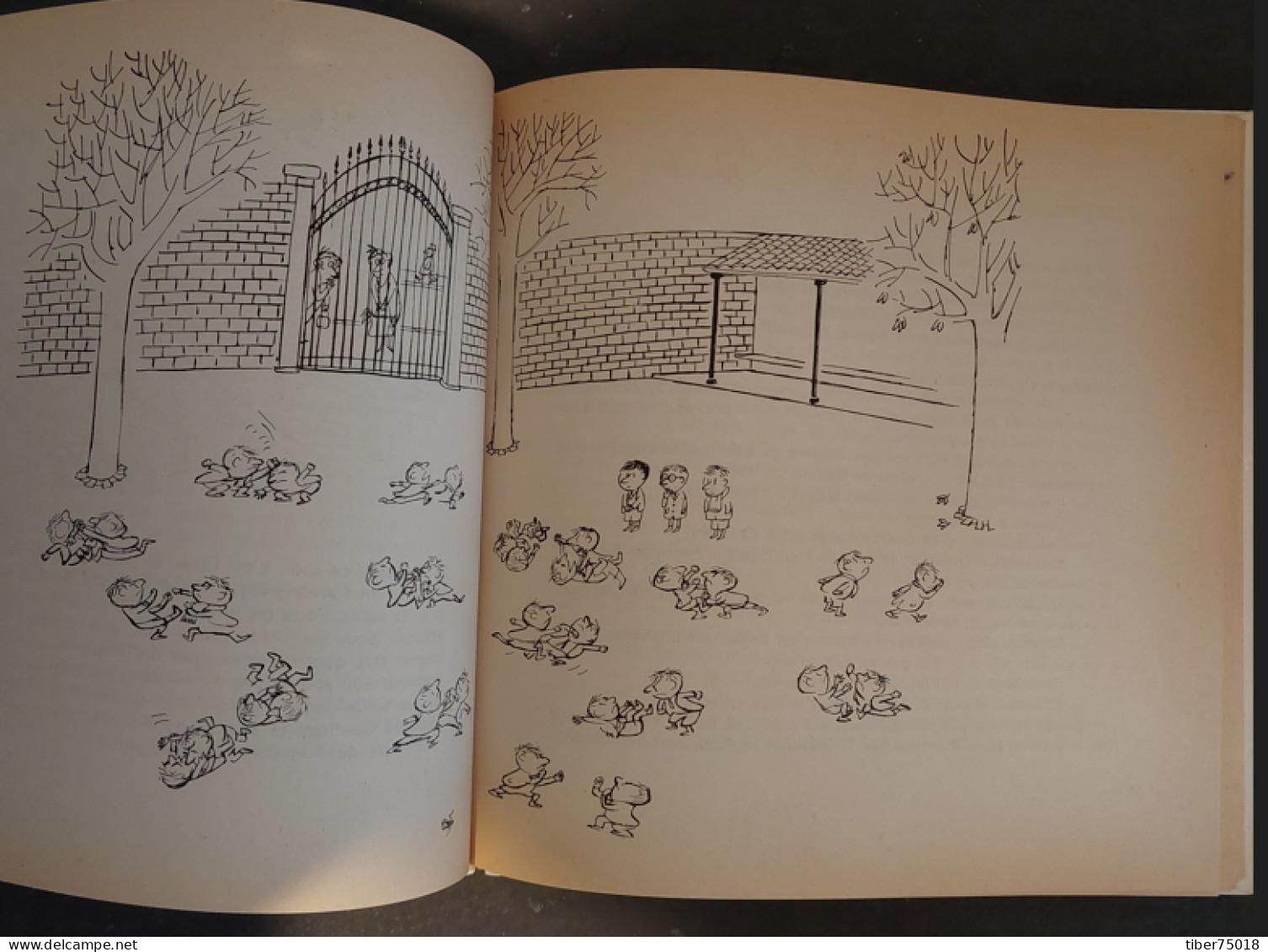 Les Récrés Du Petit Nicolas (18,5 X 18,5) 118 Pages - Goscinny - Illustration : Sempé - édition Denoël 1961 - Sempé