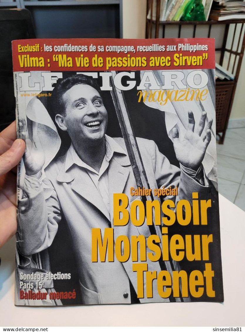 Figaro Magazine (Le) N°17587 Du 24-02-2001...bonsoir Trenet - Musique