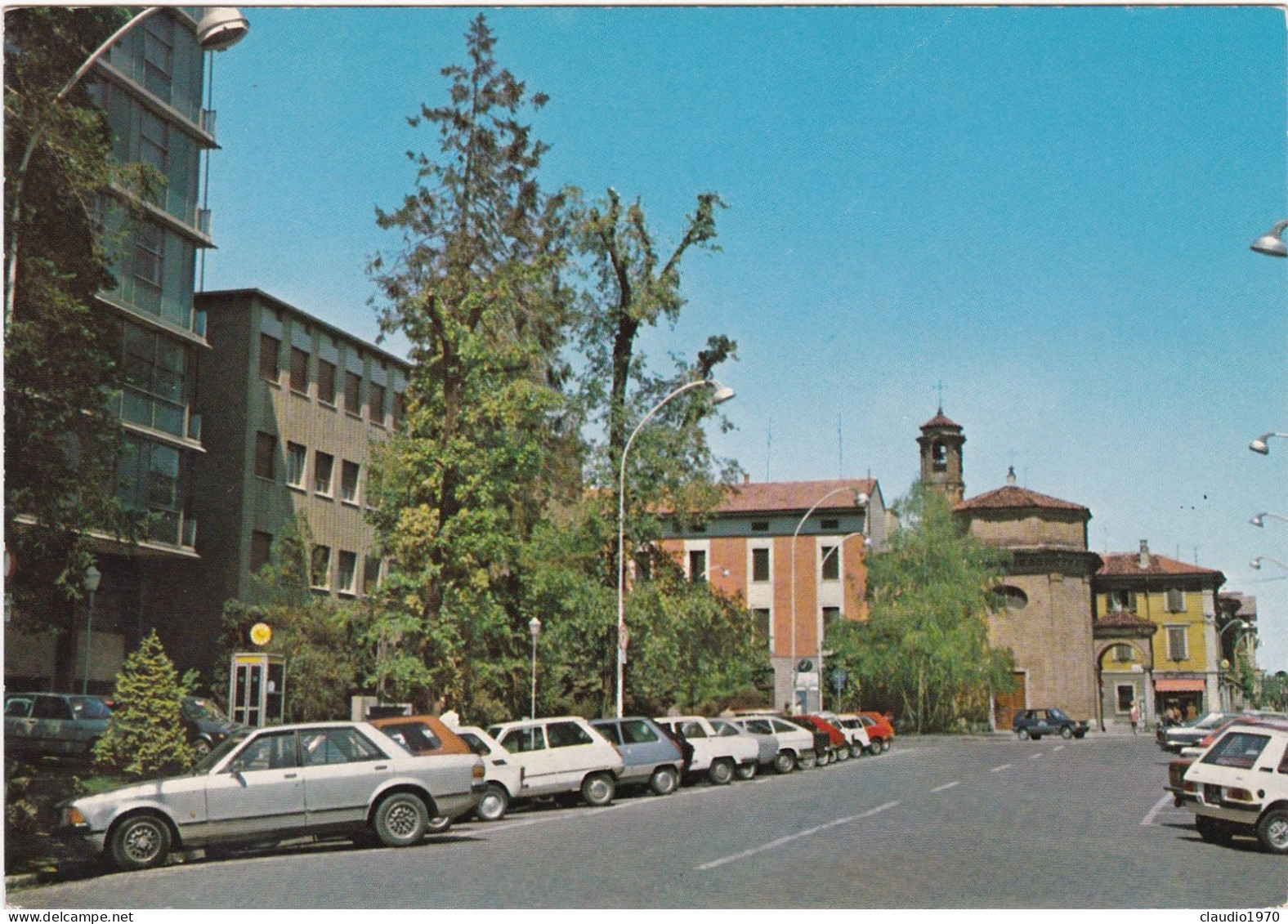 BUSTO ARSIZIO (VARESE)  - CARTOLINA - VIA FRATELLI D' ITALIA - Busto Arsizio