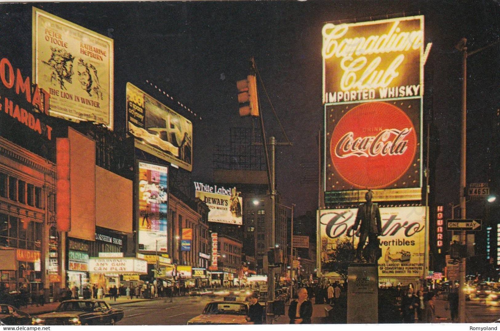 CARTOLINA  NEW YORK CITY,NEW YORK,STATI UNITI-TIMES SQUARE-VIAGGIATA 1971 - Time Square