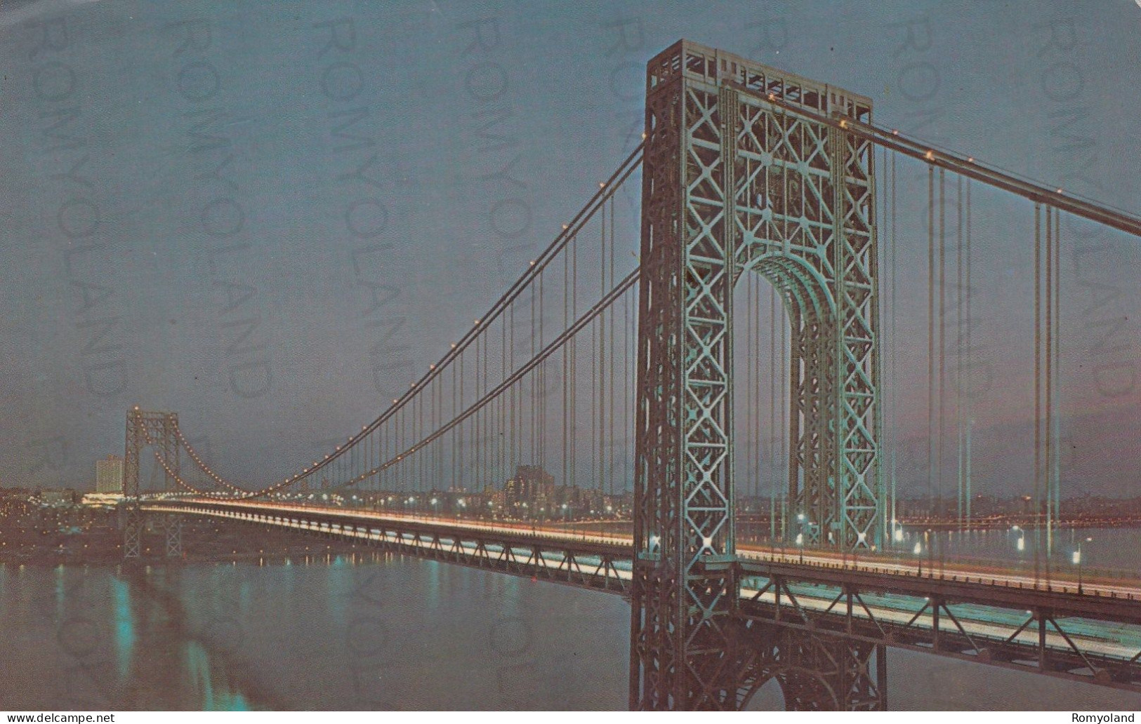 CARTOLINA  NEW YORK CITY,NEW YORK,STATI UNITI-GEORGE WASHINGTON BRIDGE-VIAGGIATA 1970 - Puentes Y Túneles