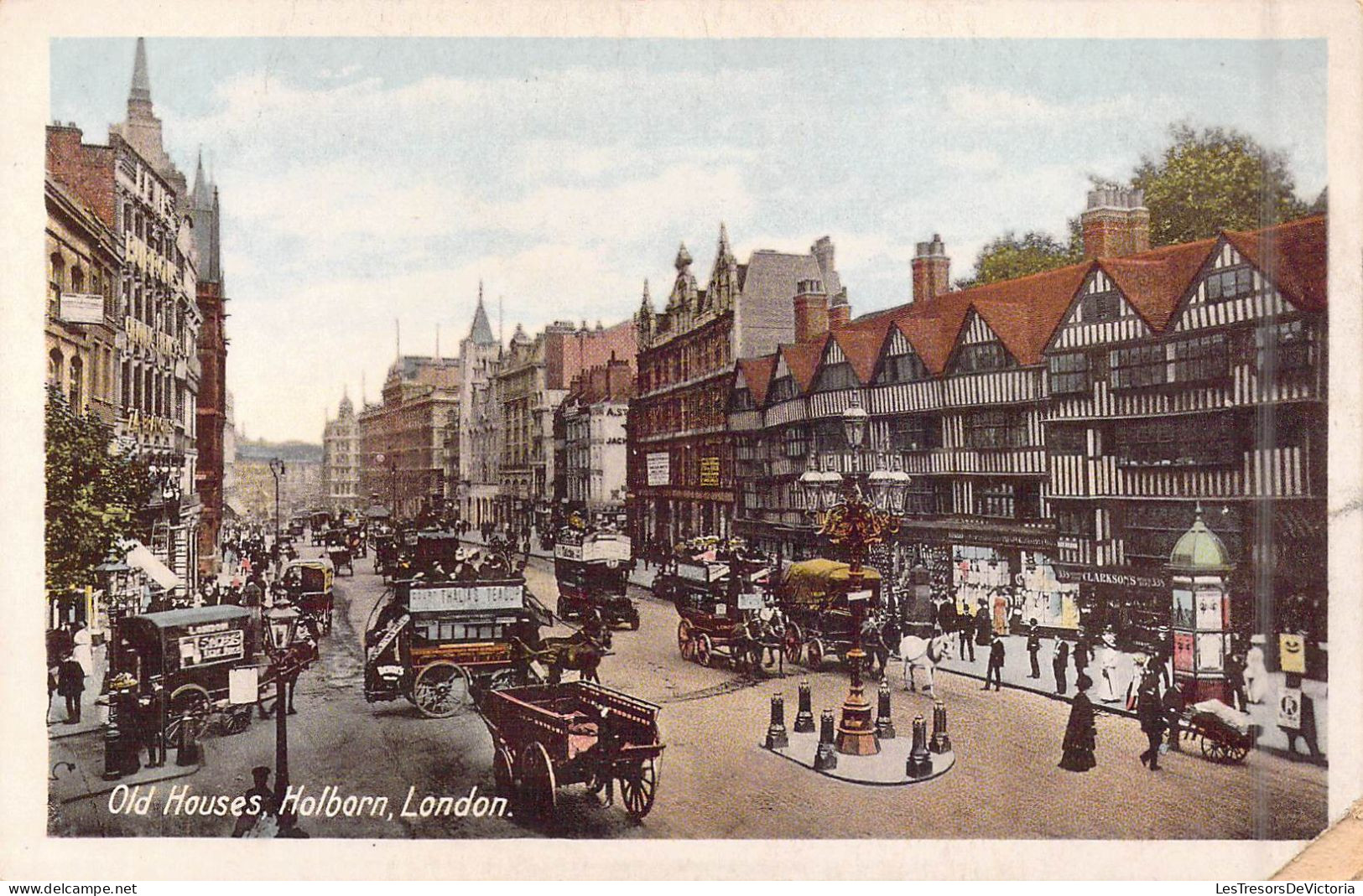 ANGLETERRE - London - Old Houses - Holborn - Animée - Carte Postale Ancienne - Sonstige & Ohne Zuordnung